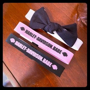 Harley Davidson infant headbands